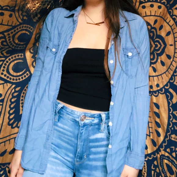 Denim button down - Picture 2 of 3